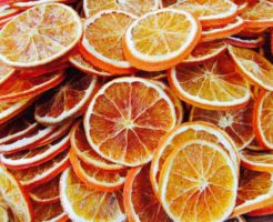 オレンジのドライフルーツ
